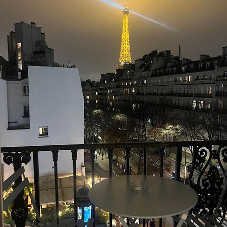 Appartement Paris Vue Tour Eiffel Trocadero Eksteriør billede
