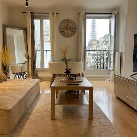 Appartement Paris Vue Tour Eiffel Trocadero Eksteriør billede