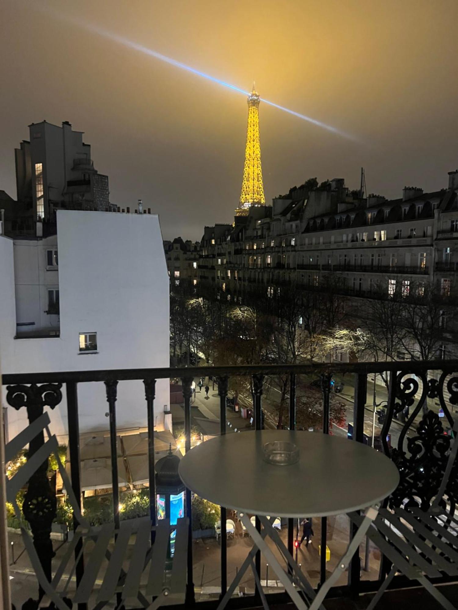 Appartement Paris Vue Tour Eiffel Trocadero Eksteriør billede