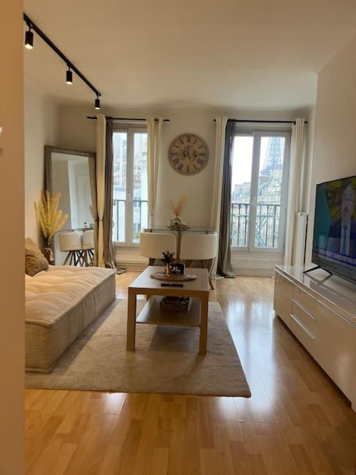 Appartement Paris Vue Tour Eiffel Trocadero Eksteriør billede