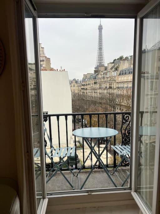 Appartement Paris Vue Tour Eiffel Trocadero Eksteriør billede