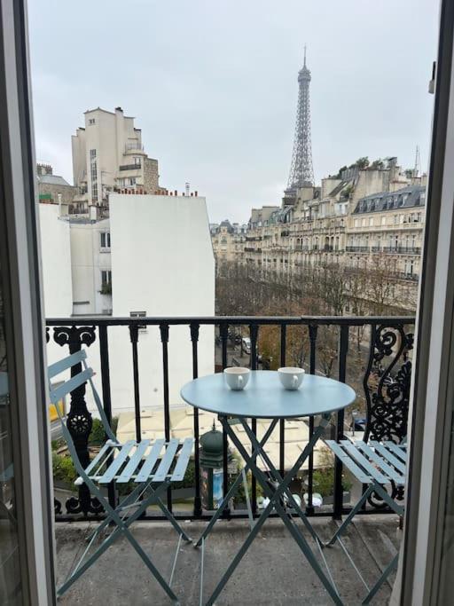 Appartement Paris Vue Tour Eiffel Trocadero Eksteriør billede