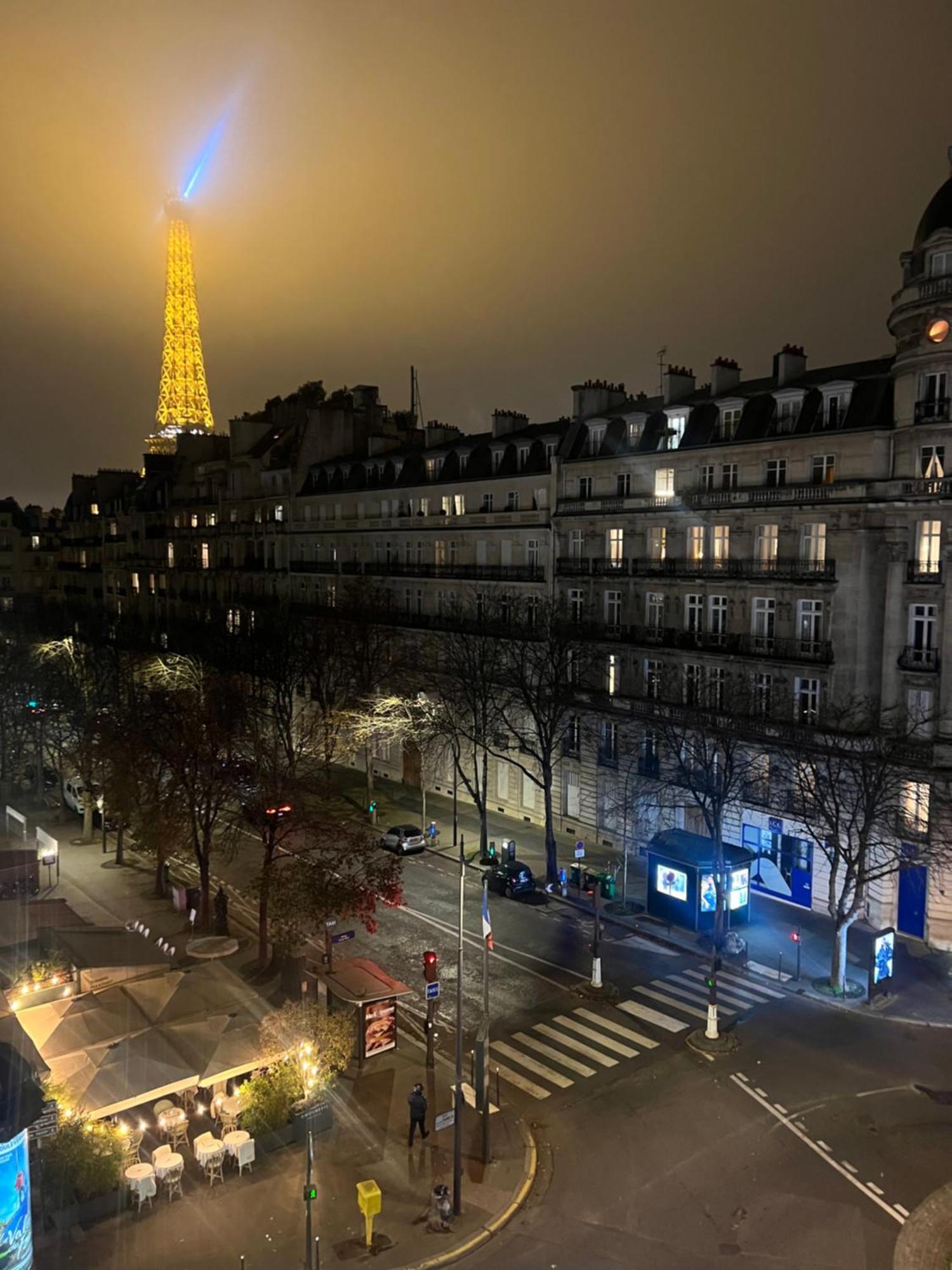 Appartement Paris Vue Tour Eiffel Trocadero Eksteriør billede