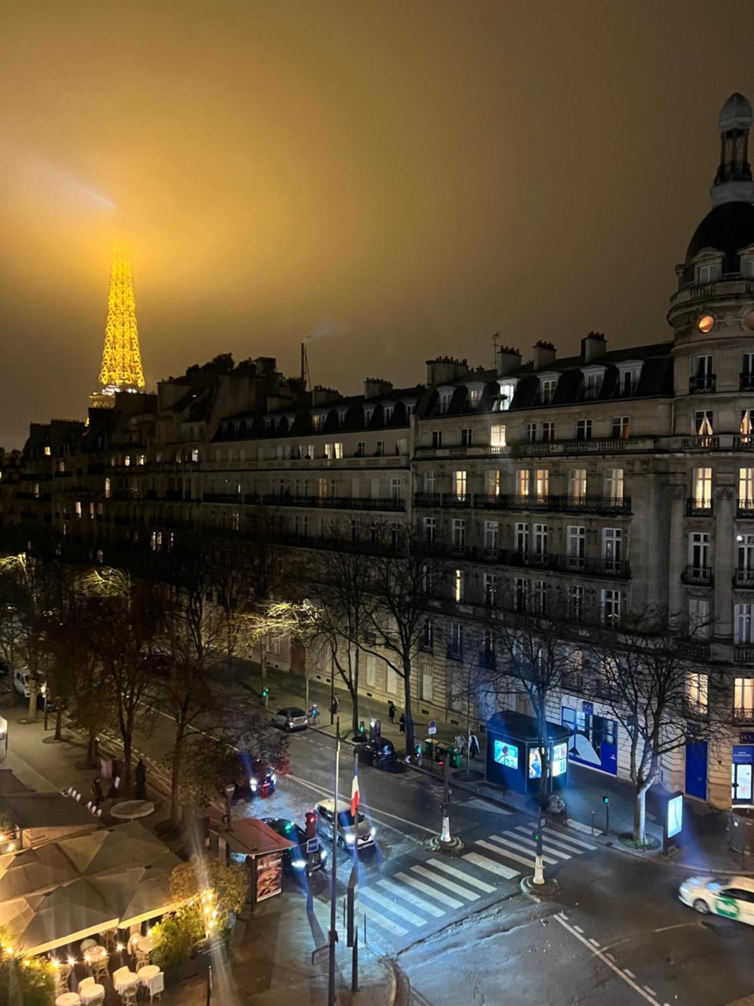 Appartement Paris Vue Tour Eiffel Trocadero Eksteriør billede